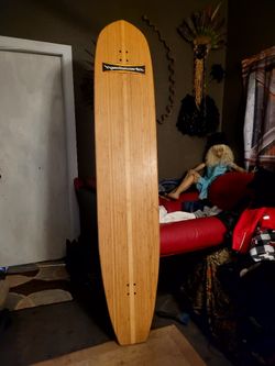 SIGNED 7ft Long skateboard 