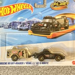 Hot Wheels Track Fleet, Porsche 911 Off-Roader 1:64 Scale Diecast Car