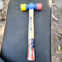 12 oz. Soft Face Mallet with 12 in. Hardwood Handle
