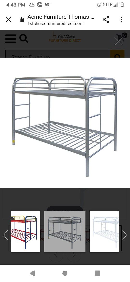 Metal Bunk beds 