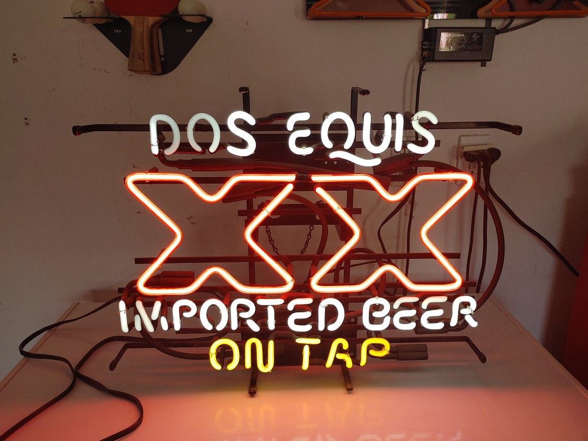 Dos Equis Neon Bar Sign