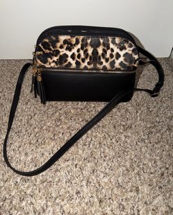 Free Leopard Crossbody Purse