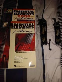Violin books and shoulder rests