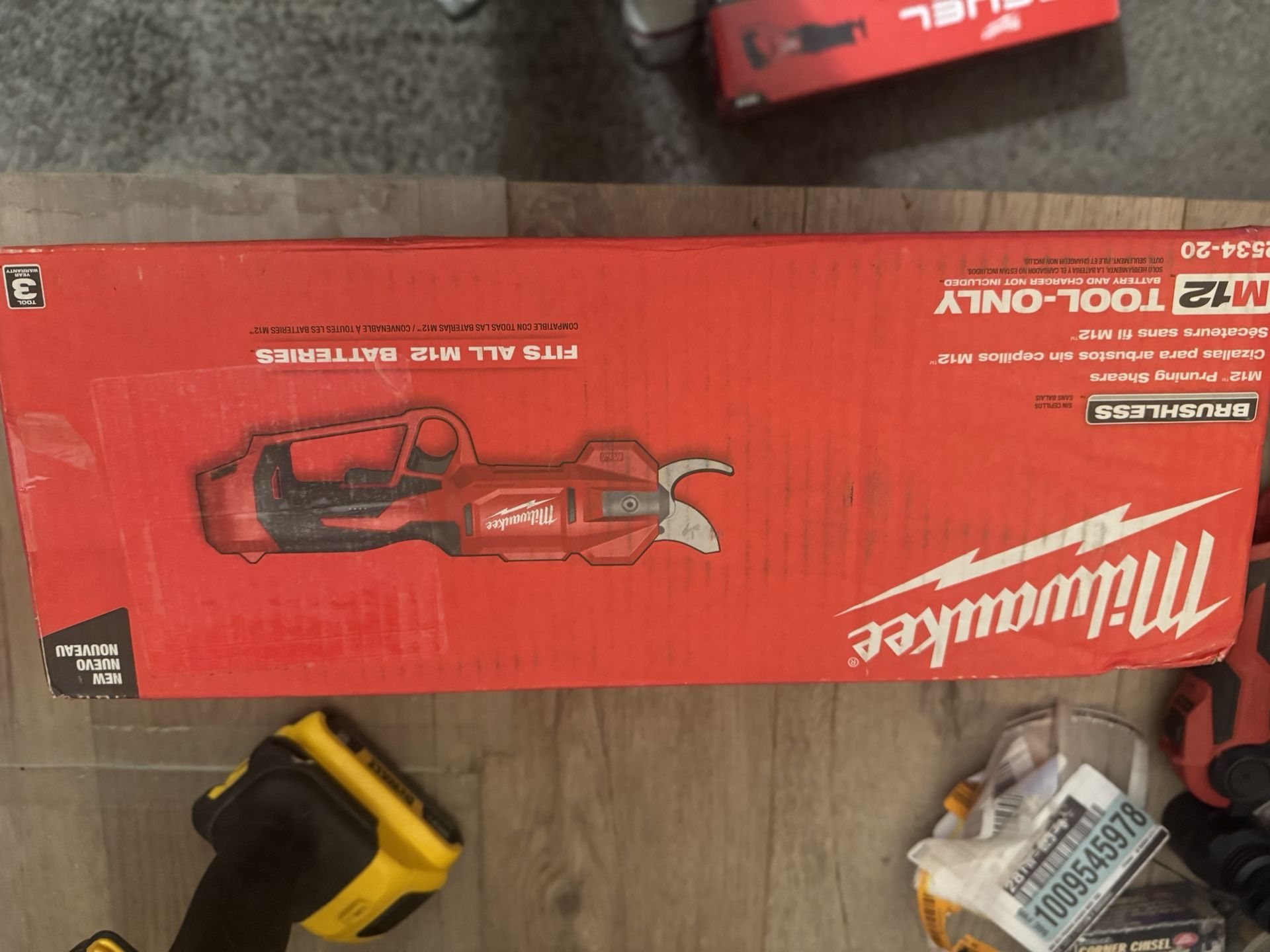 Milwaukee M12 Pruners New tool -only