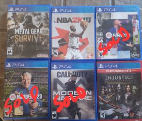 PS4 GAMES 