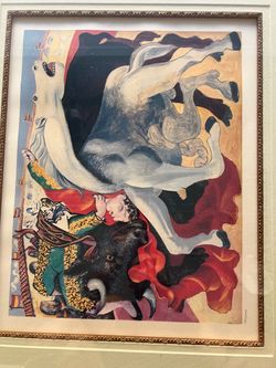 Pablo Picasso “Corrida – La Mort du Torero” Limited Edition Print #131/5000 Framed