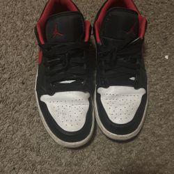 Jordan 1 Low White Toe, Size 12, Men