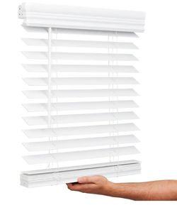 36x36 White Horizontal Window Blinds