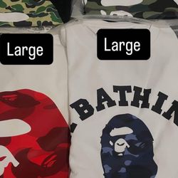 Bape Shirts And I Got A Medium In The Green 