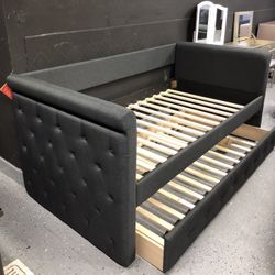 Twin  Trundled Bed Frame Solid Wood New In The Box 