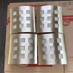 4 of Hampton Bay Sonio Brushed Nickel Wall Sconce