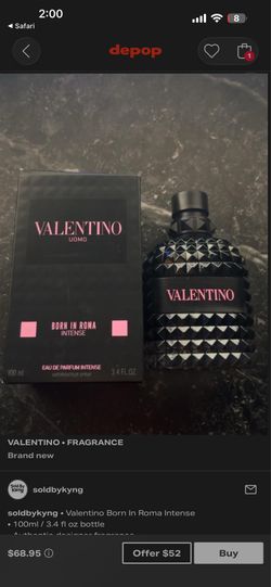 Valentino Born in Roma intense