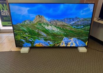 75 LG 4K smart HDTV light scratch in screen $55 down on Finance $249