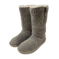 Youth Kids Size 3Y UGG Girls Snow Boots Winter Warm Red