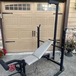 Weight Bench With Pulley System 