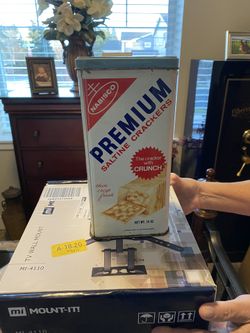 Vintage Metal Cracker Box