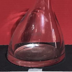 Nambe Crystal Glass Vase Heavy Cut Etched MLB NBA & NASCAR 12 Inches Tall