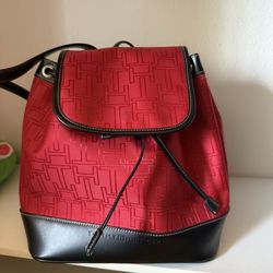 Tommy Hilfiger Red Backpack 
