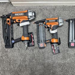 RIDGID Pneumatic Guns (3 Guns)