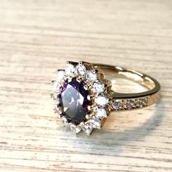 Size 7 Amethyst Ring