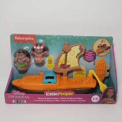 Fisher Price Little People Disney Princess Moana & Maui’s Canoe Cake Topper
