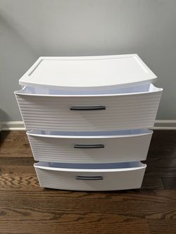 3 Drawer Storage Tower in White
