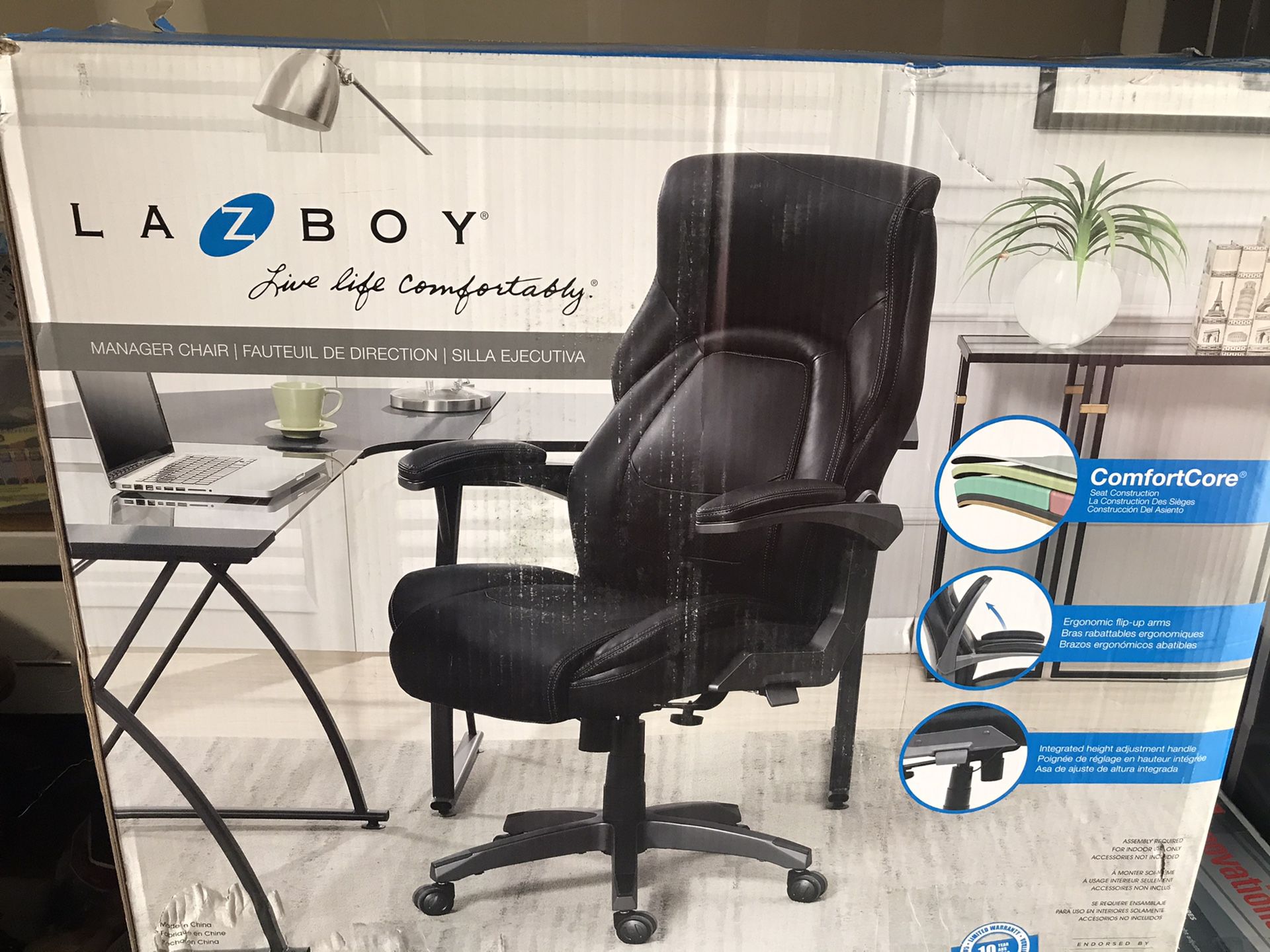 Open Box La-z-Boy Office Managers Chair