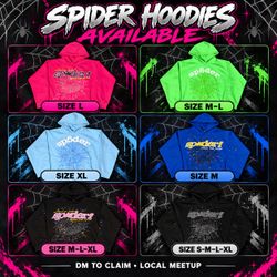 Spider hoodies