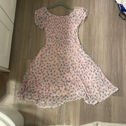 Pink Dress With cherries (small)