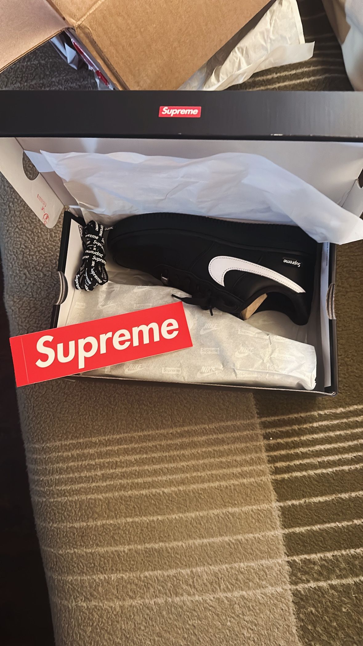 Supreme Air Force One White Logo Brand New