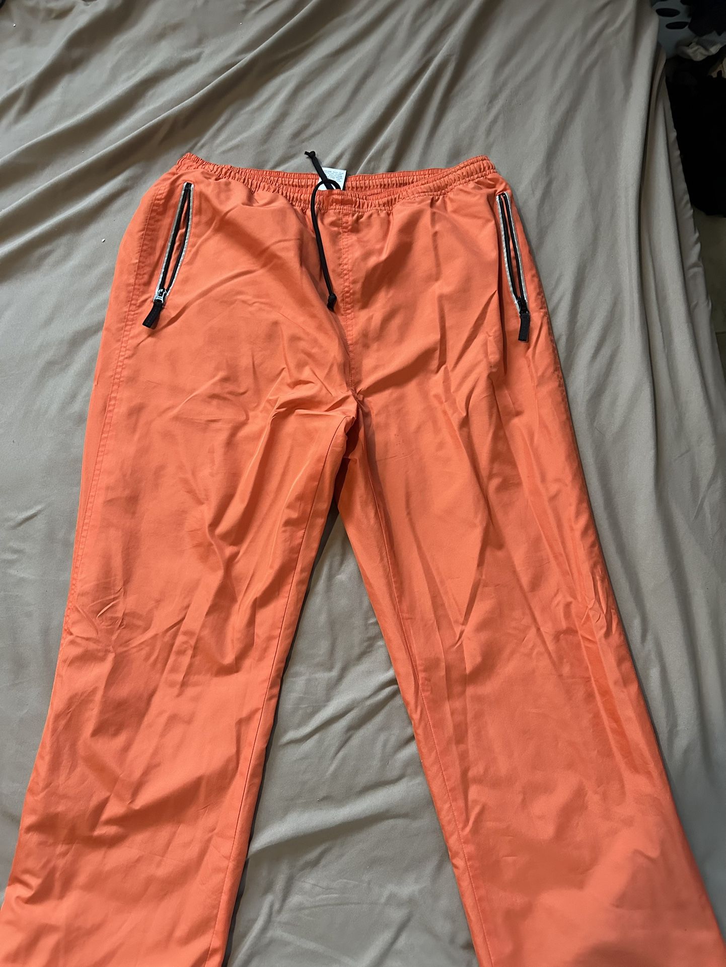 Orange track Pants