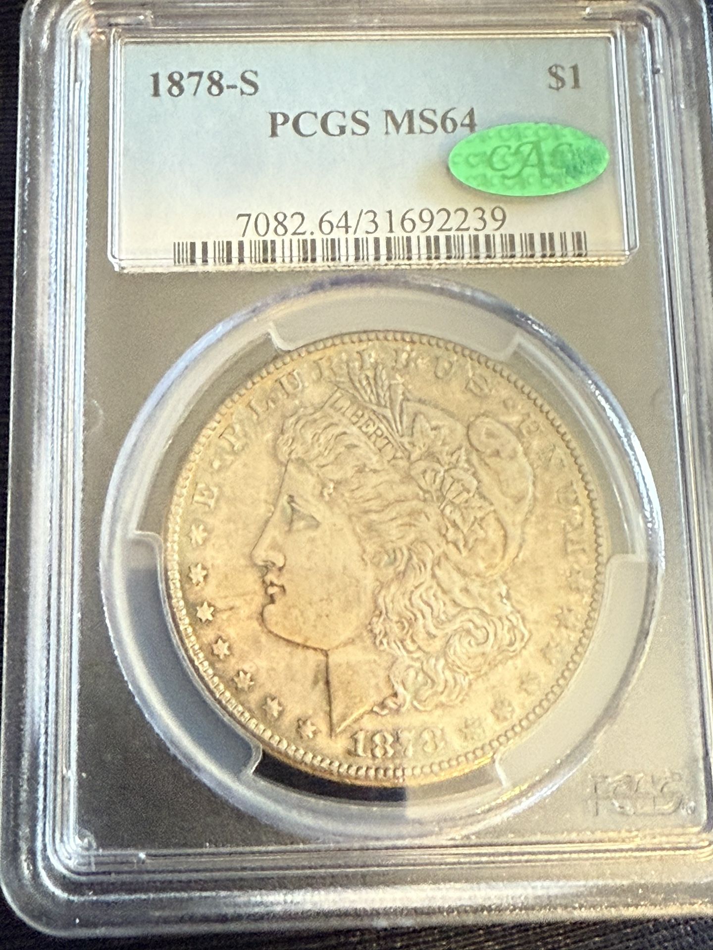 1878-S PCGS MS64 Morgan Silver Dollar
