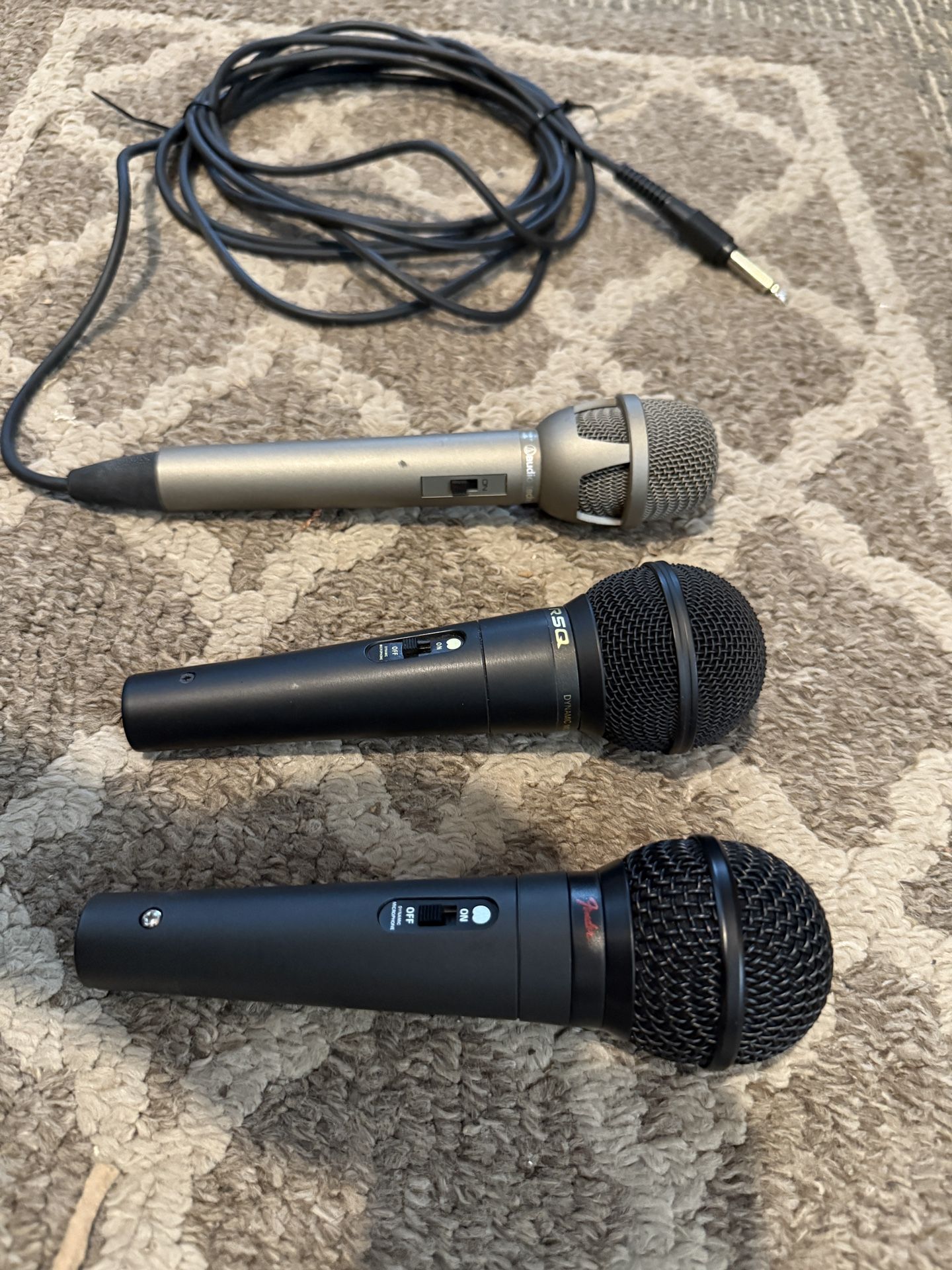Microphones - Guitar - PA 3 Pieces - Fender RSQ AudioTechnica