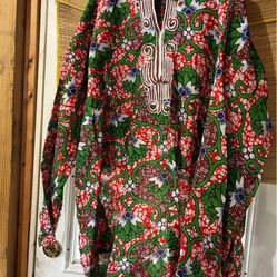 African Authentic Long Sleeve Shirt 