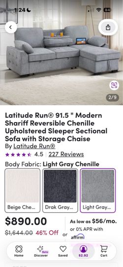 L shaped couch