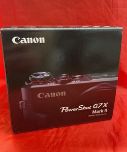 New Canon PowerShot G7X Mark ii Camera