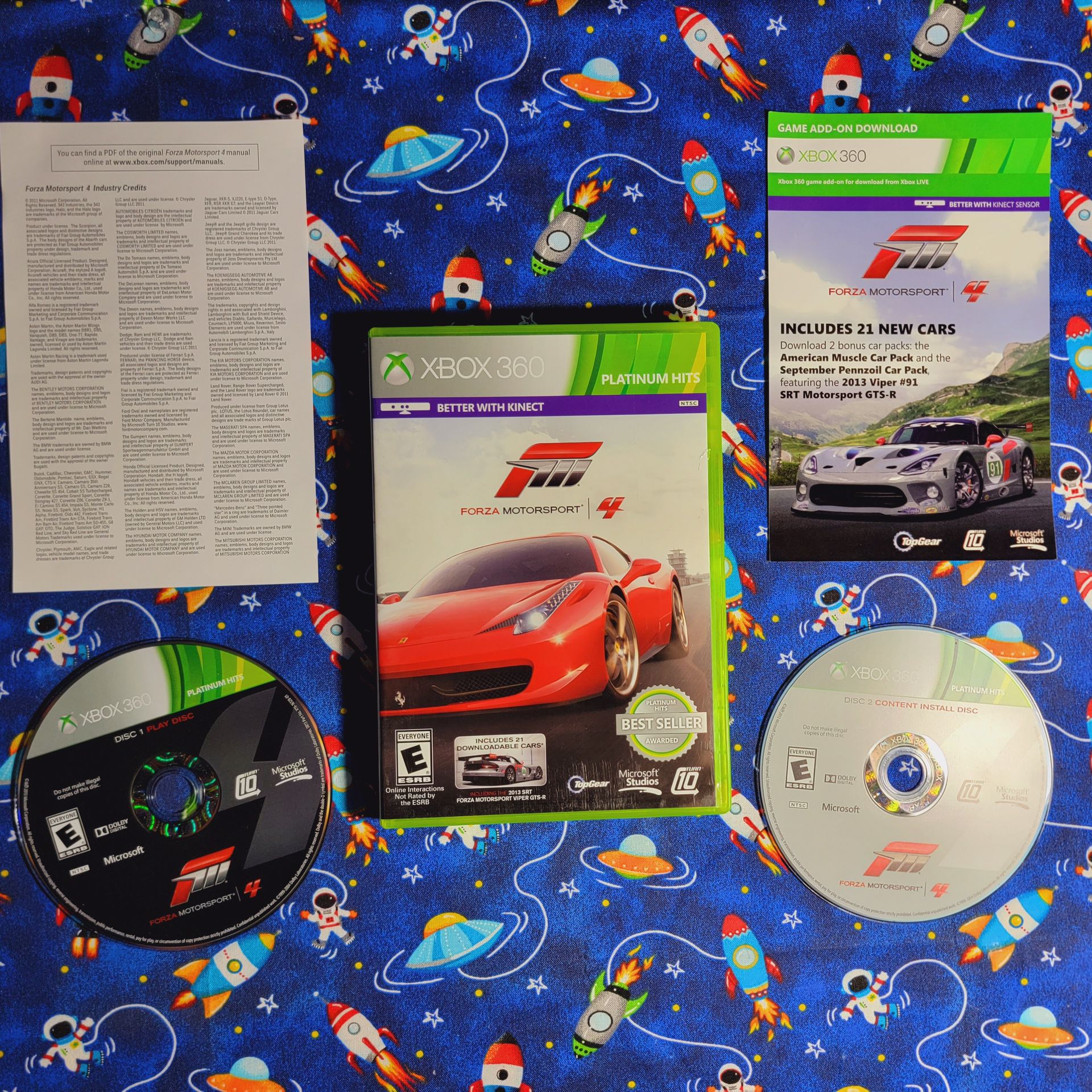 Forza Motorsport 4 Microsoft Xbox 360 Complete CIB