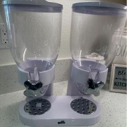 White Cereal Dispenser
