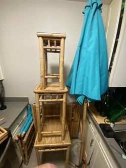 Bamboo Stackable Tables