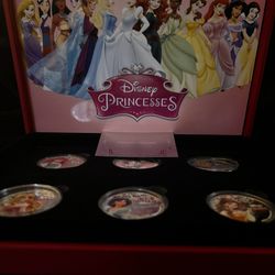 Disney Princess Coin Set w/ Display Case & COA – Gift Ready 🎁