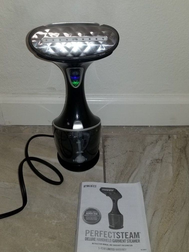 Homedics Perfect Steam Handheld Turbo Garment Clothes Steamer
