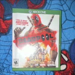 Activision Deadpool Microsoft Xbox One Video Game Disc w/ Case M Mature 2015