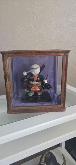 Antique Samurai Boy Doll