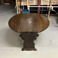 Fold Up End Table Or Coffee Table