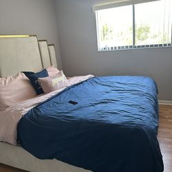 Upholstered Platform Bed 