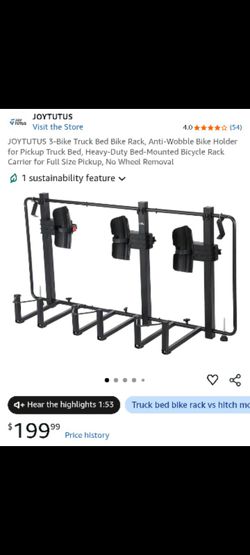 3-Bike Truck Bed Rack ( Brand New, In Box ) For $55