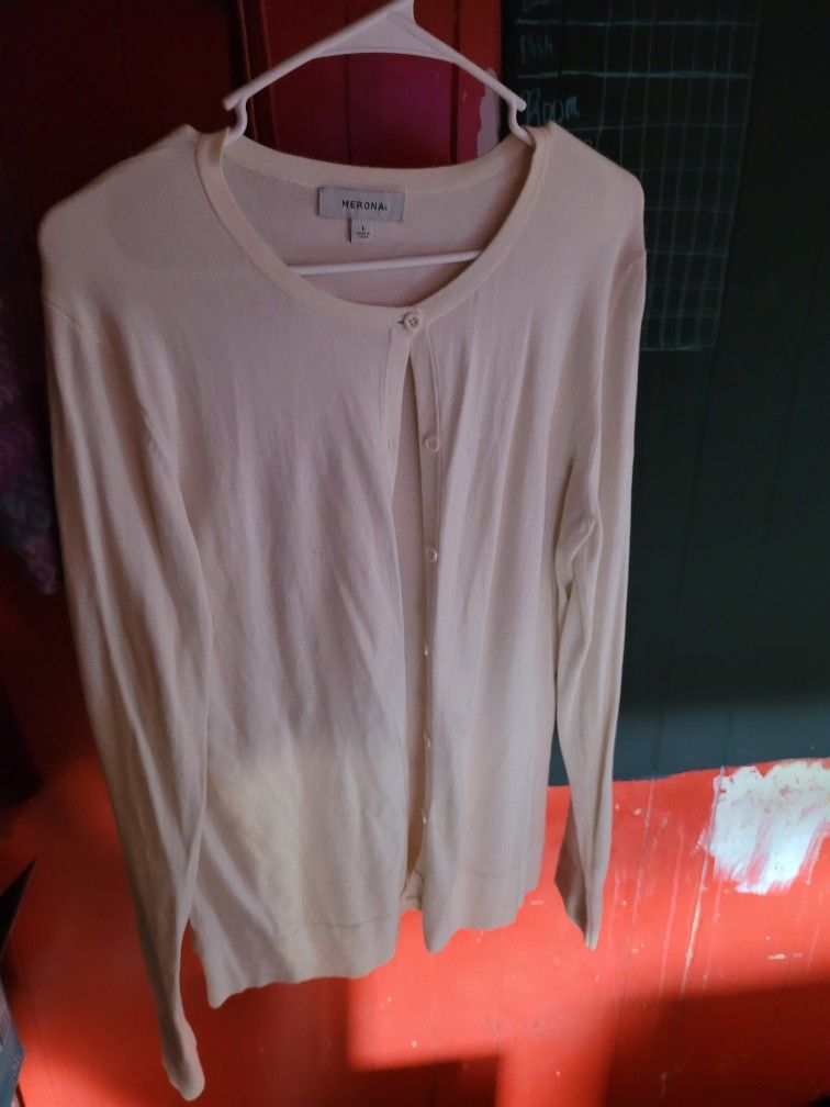 White Cardigan