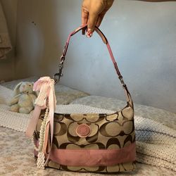 Pink Coach Bag