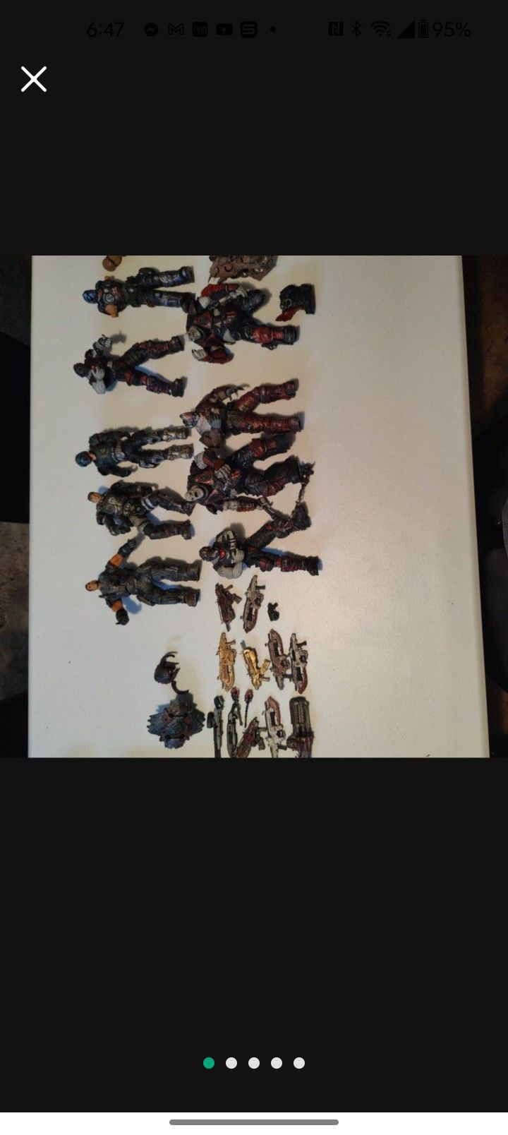 Huge Lot Of Gears Of War Action Figures