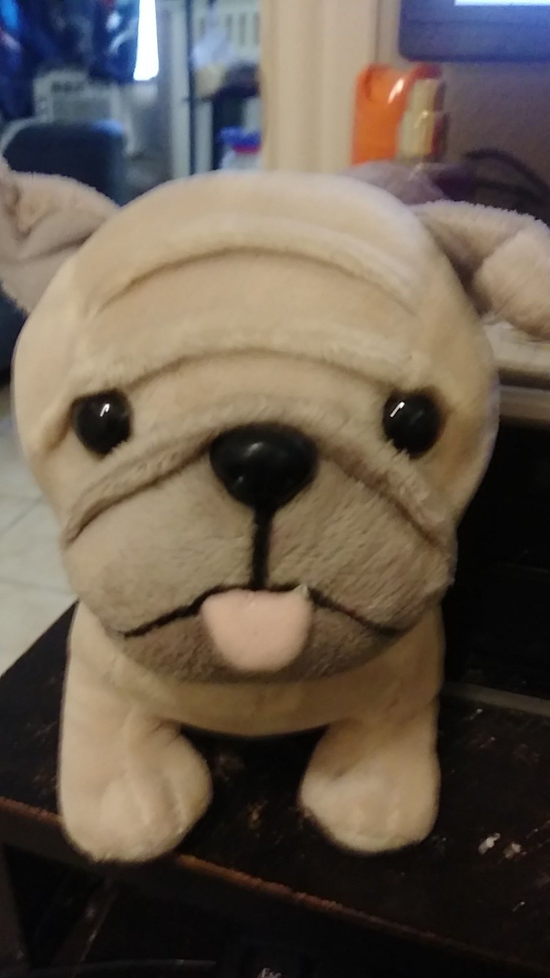 Pit bull stuffed animal cute as can be